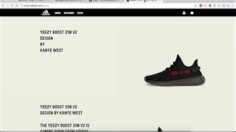 Adidas Yeezy official website